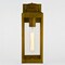 Vaxcel Kinzie 1 Light Brass Outdoor Wall Lantern with Dusk to Dawn Photocell, Clear Glass T0628 - alternate 8